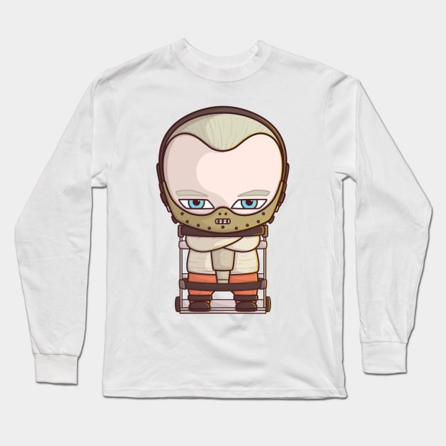 Hannibal Lecter Long Sleeve T-Shirt by PNKid